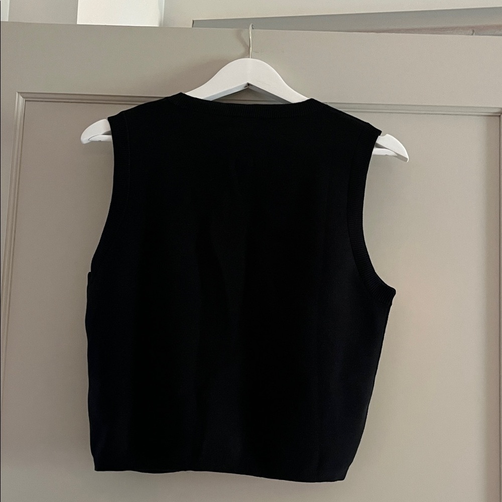 NWT J.Crew | Sleeveless sweater shell | Black | Size M - Picture 2 of 10